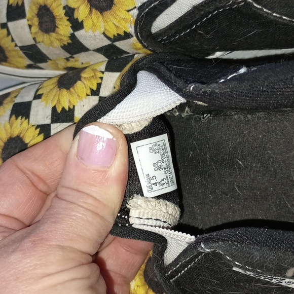 Vans sunflower sz 4.5 - Picture 4 of 4